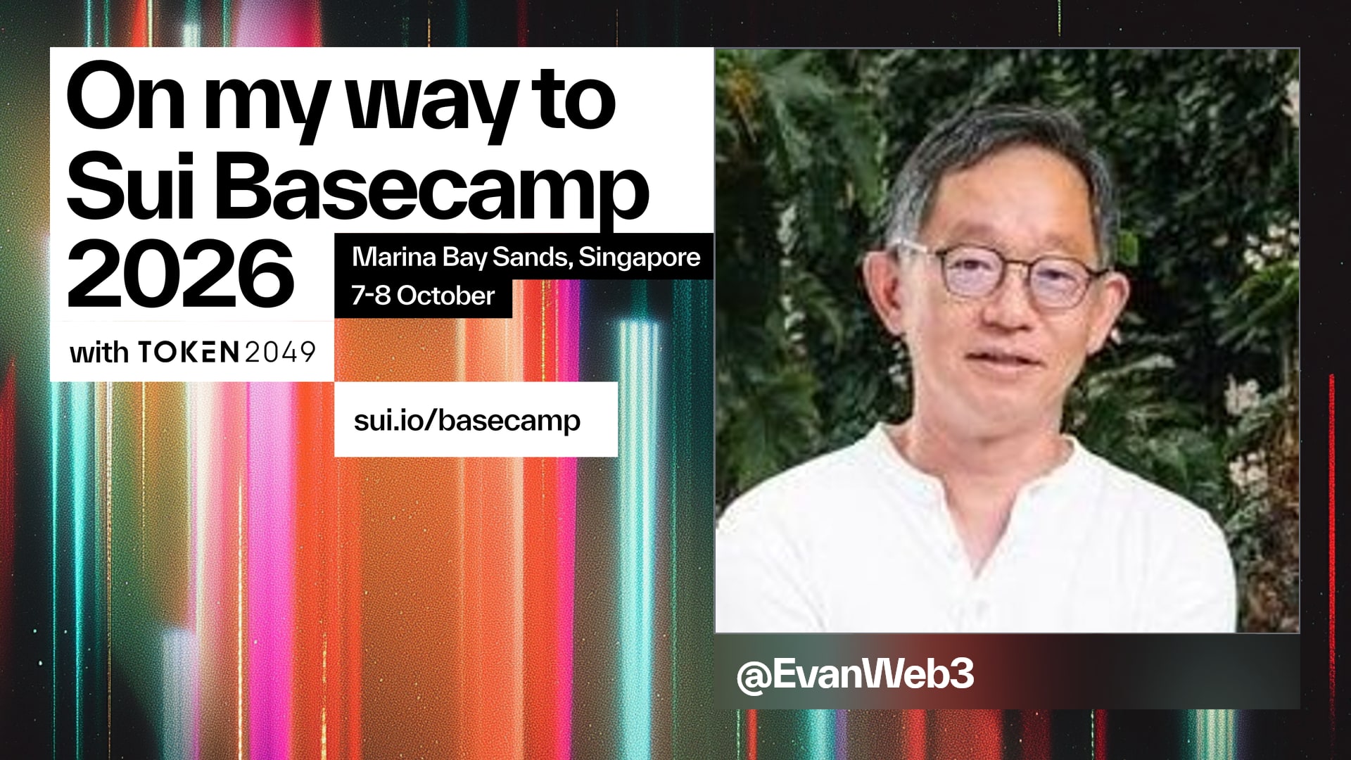 @EvanWeb3 is on their way to Sui Basecamp 2026