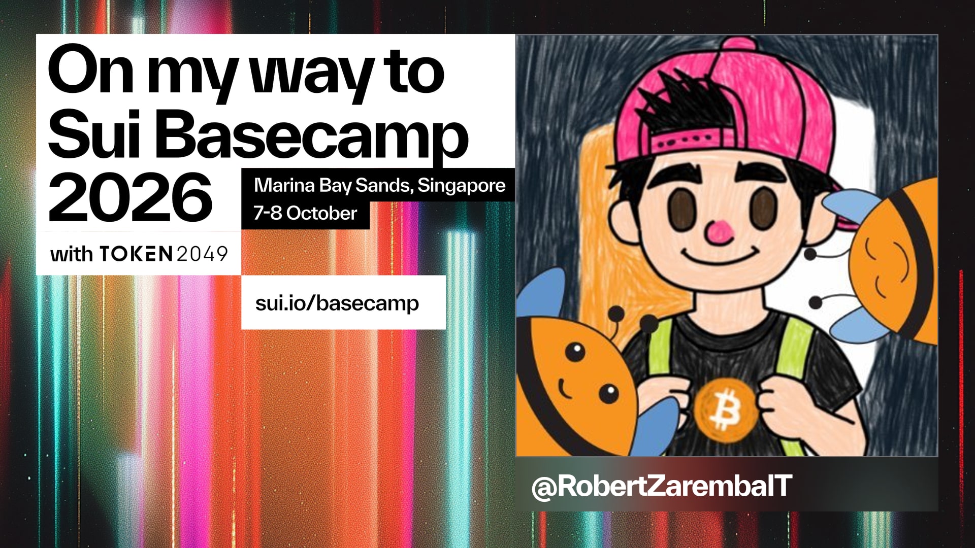 @RobertZarembaIT is on their way to Sui Basecamp 2026